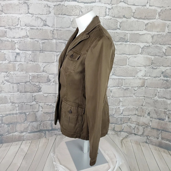 LRL Jeans Classic Twill Jacket Brown Size Small Ralph Lauren Preppy Academia - Picture 9 of 12
